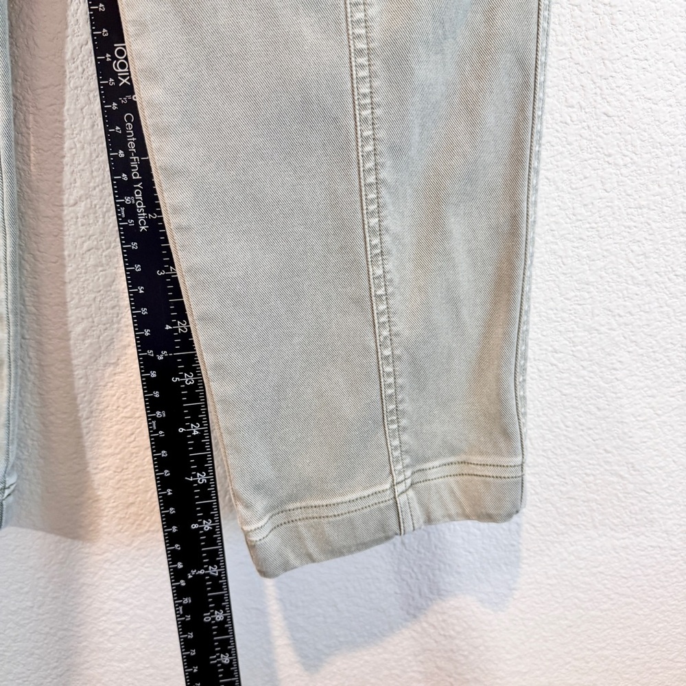 Spanx Utility Cargo Pants High Rise Straight Leg Workwear Y2K Sage Green M - Picture 5 of 11